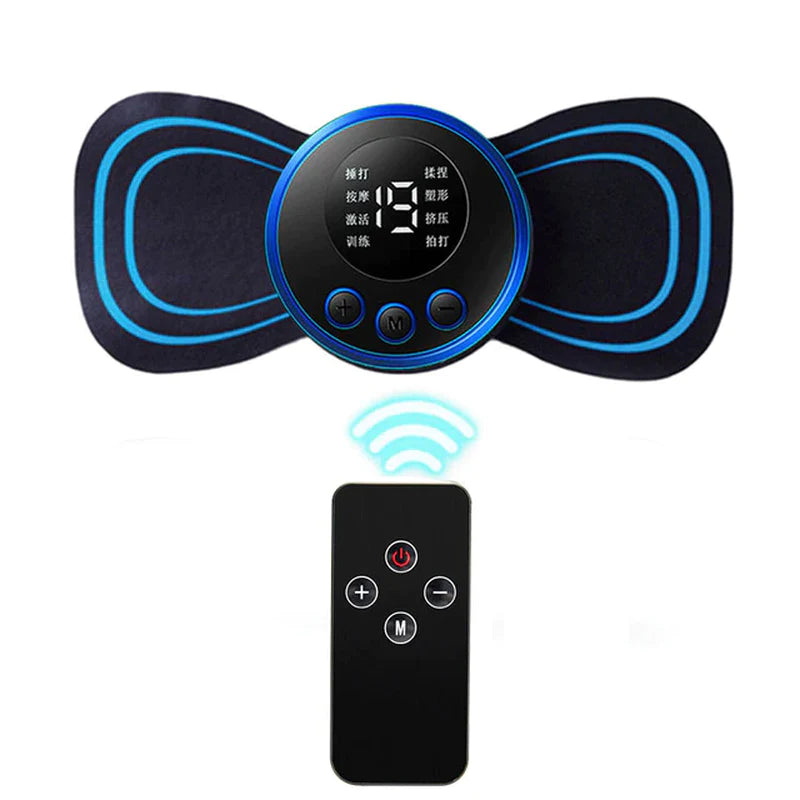 LCD Display EMS Neck Electric 8 Mode Cervical Massage