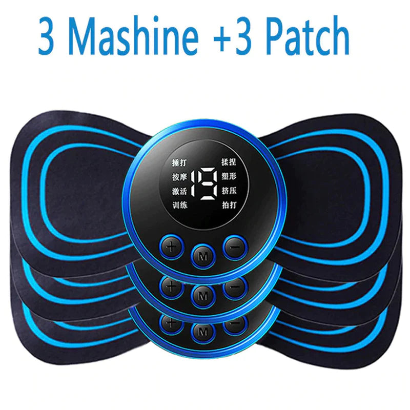 LCD Display EMS Neck Electric 8 Mode Cervical Massage
