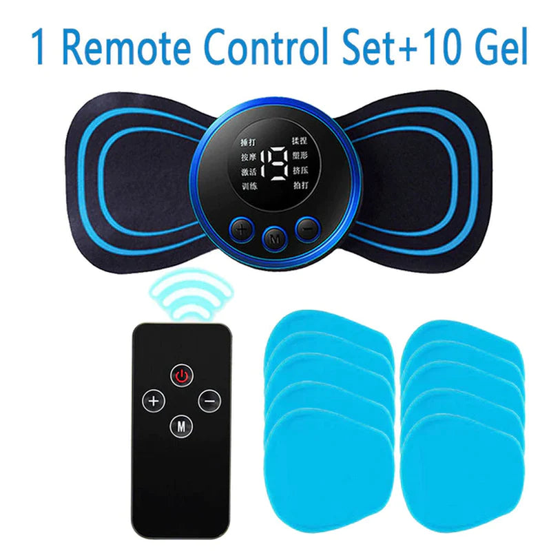 LCD Display EMS Neck Electric 8 Mode Cervical Massage