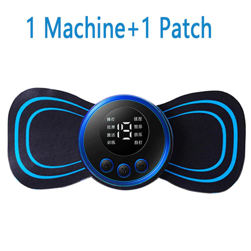 LCD Display EMS Neck Electric 8 Mode Cervical Massage