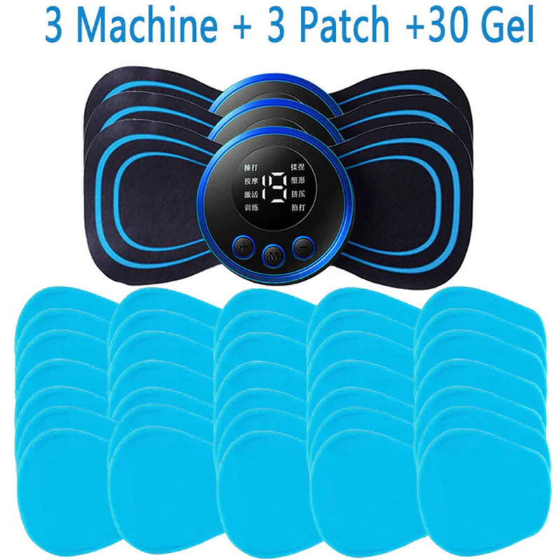 LCD Display EMS Neck Electric 8 Mode Cervical Massage