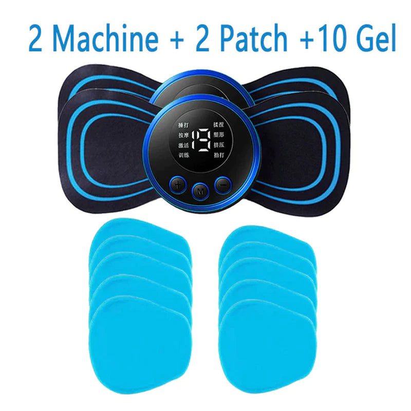 LCD Display EMS Neck Electric 8 Mode Cervical Massage