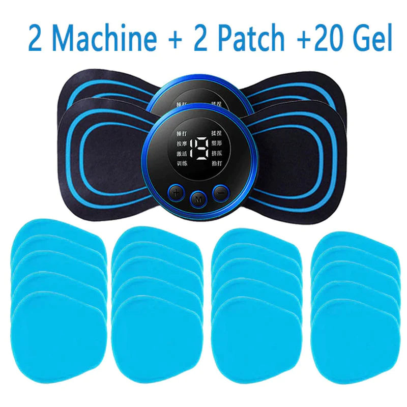 LCD Display EMS Neck Electric 8 Mode Cervical Massage
