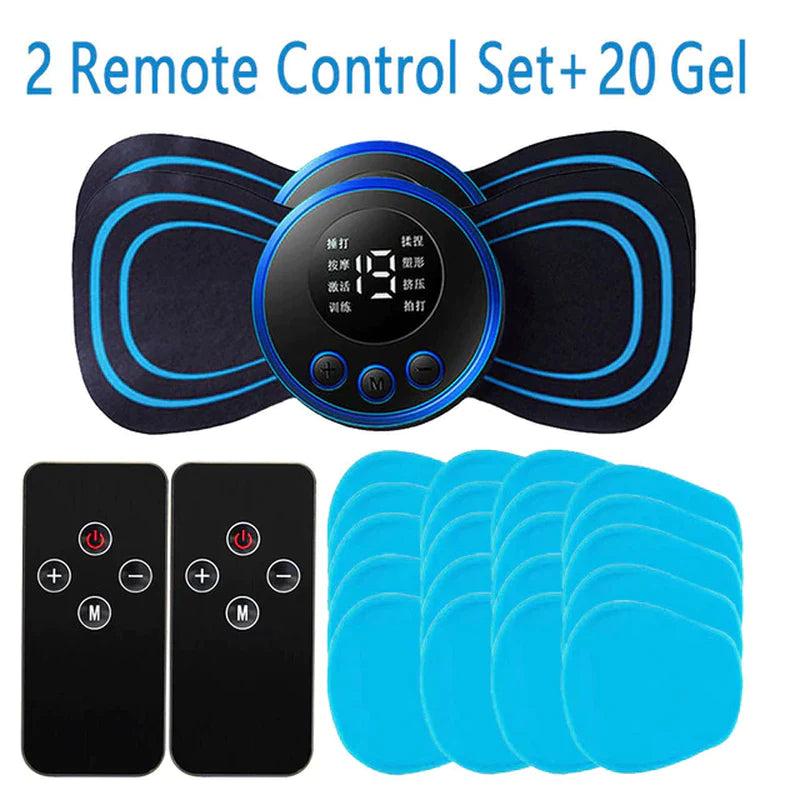 LCD Display EMS Neck Electric 8 Mode Cervical Massage