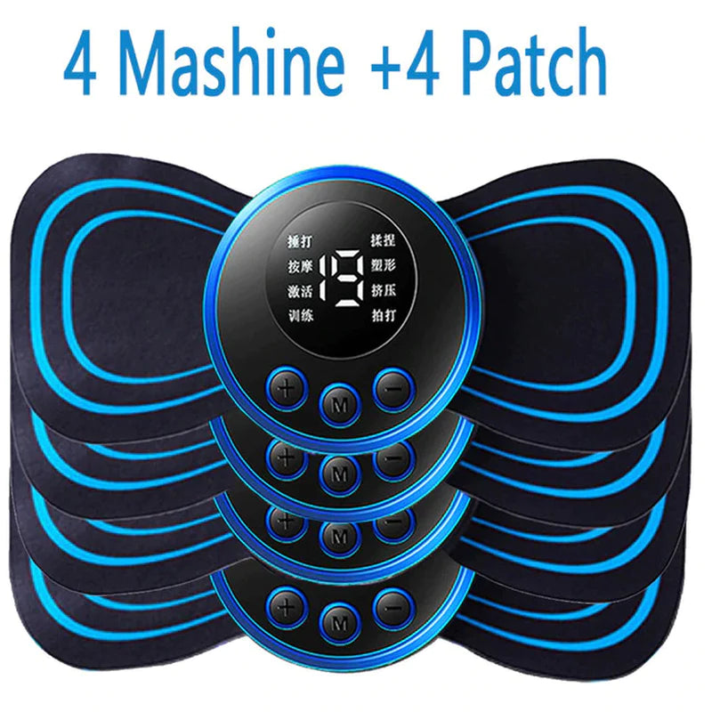 LCD Display EMS Neck Electric 8 Mode Cervical Massage