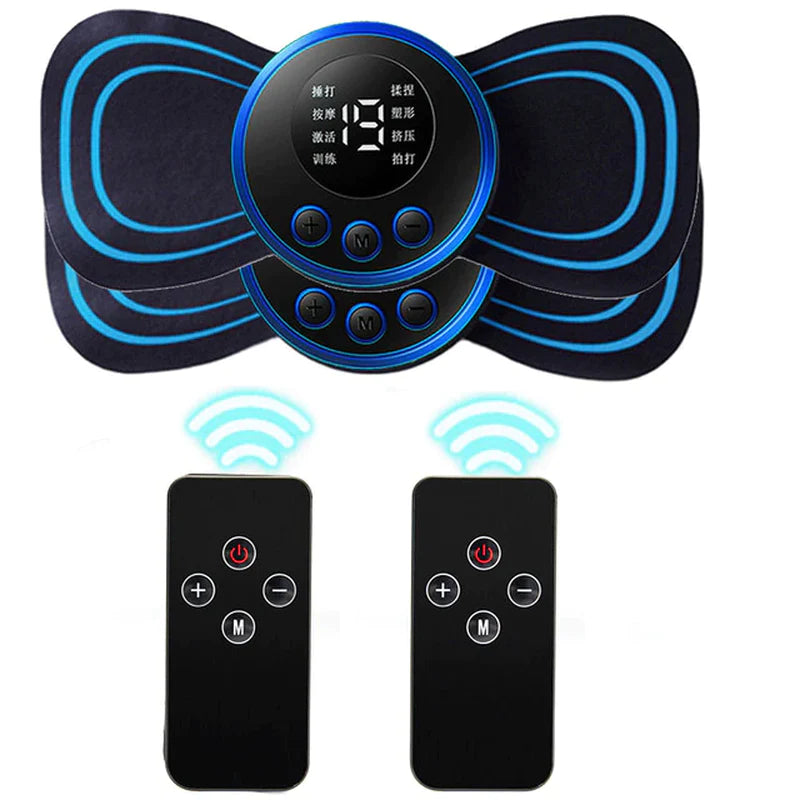 LCD Display EMS Neck Electric 8 Mode Cervical Massage