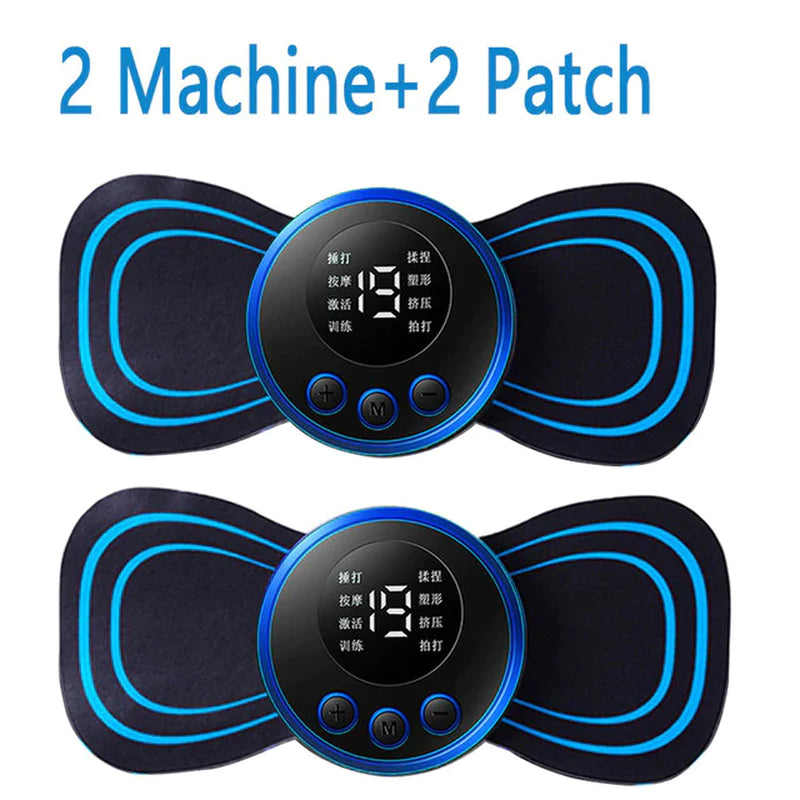 LCD Display EMS Neck Electric 8 Mode Cervical Massage