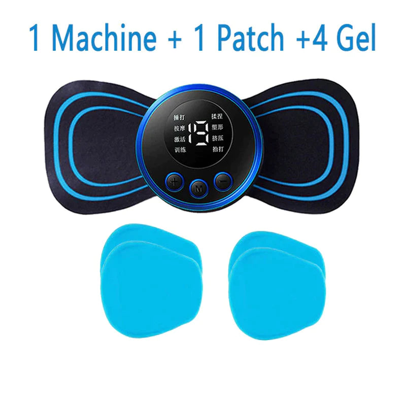 LCD Display EMS Neck Electric 8 Mode Cervical Massage