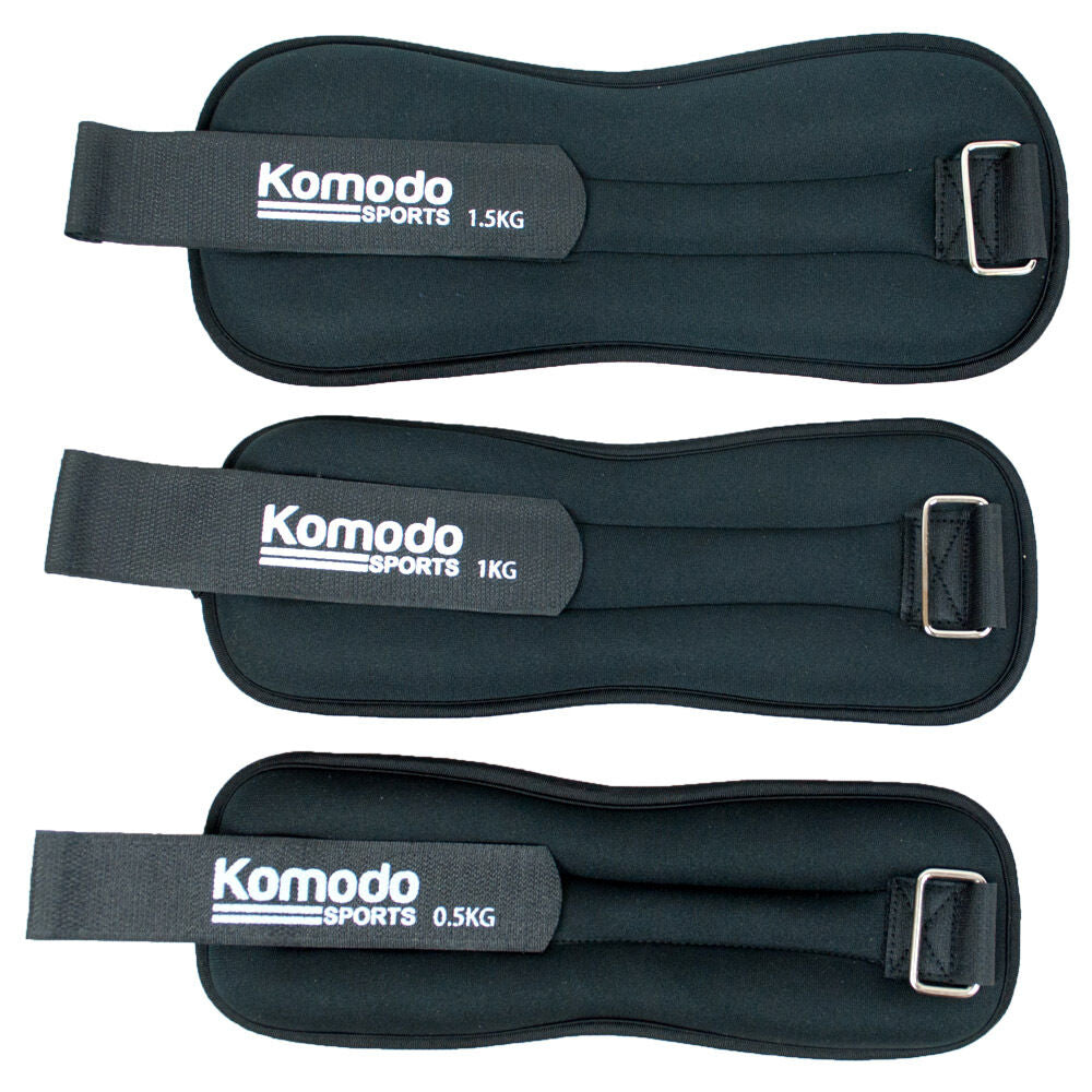 Komodo Neoprene Ankle / Wrist Weights Running Training 