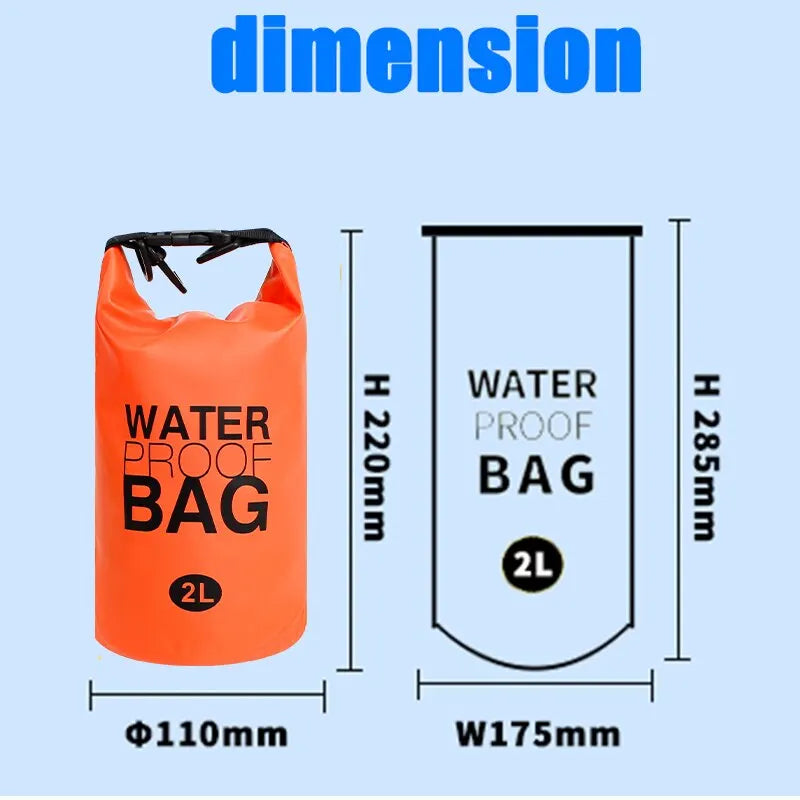 2 Liter Waterproof Dry Bag Storage 