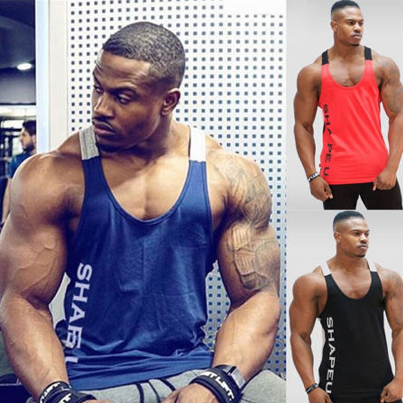 Sports Running T-Shirt Men Gym Fitness Tops 