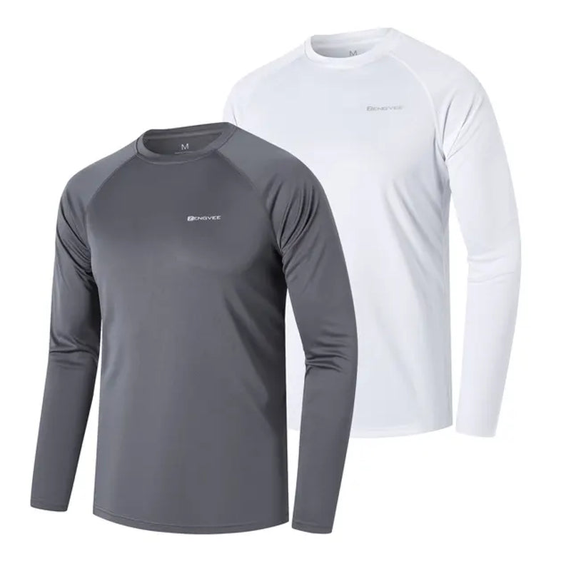 2 Pack Men's Long Sleeve T-Shirt