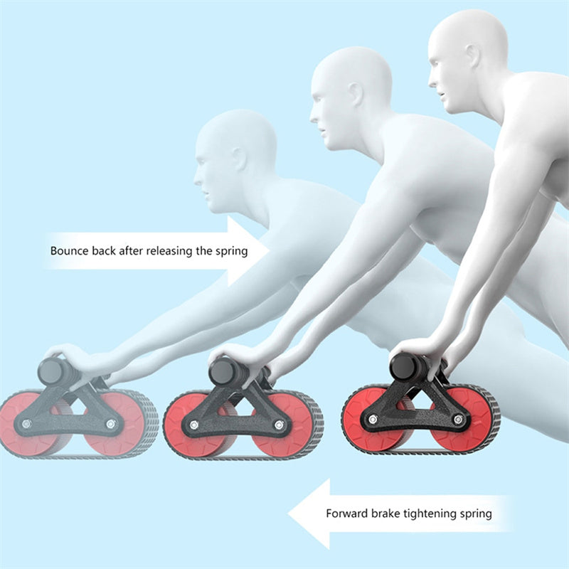 Double Wheel Abdominal Exerciser 