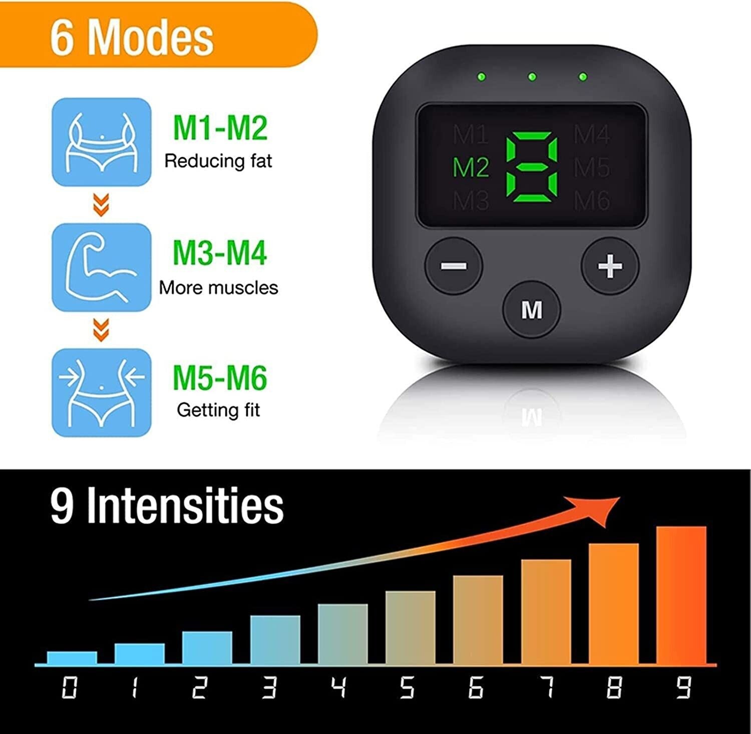 Rechargeable EMS Abdominal Muscle Stimulator 