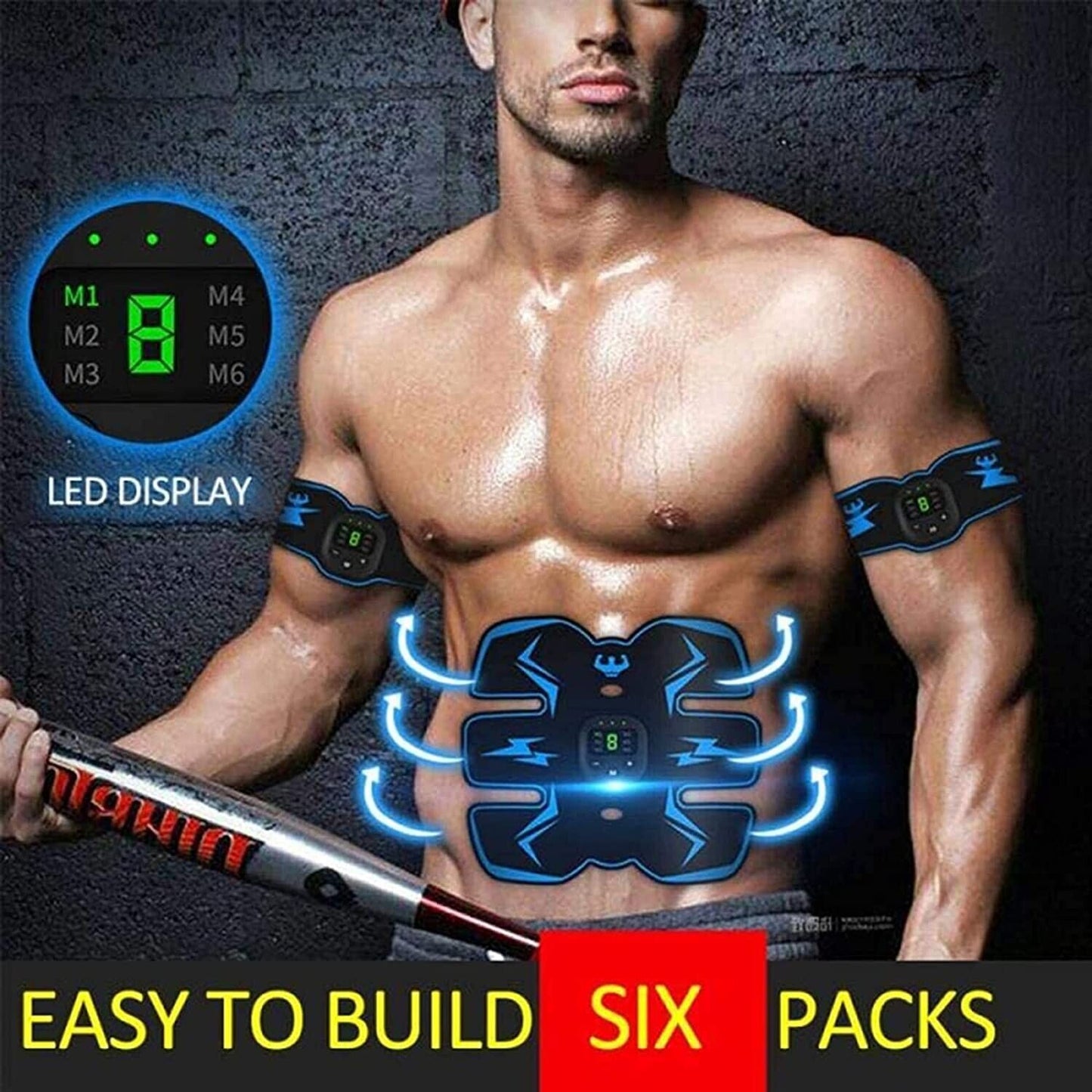 Rechargeable EMS Abdominal Muscle Stimulator 