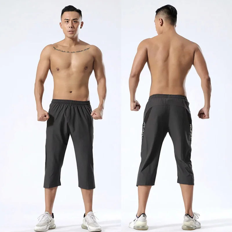 Men's 3/4 Sports Pants Running Shorts