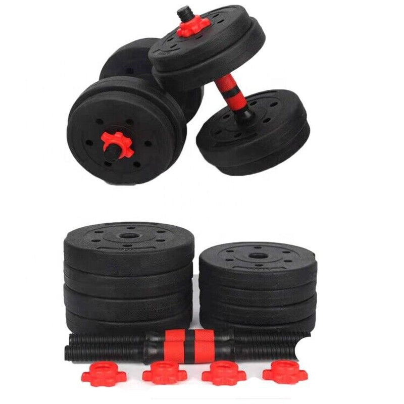 20Kg/30Kg/40Kg Adjustable Dumbbell & Barbell Set