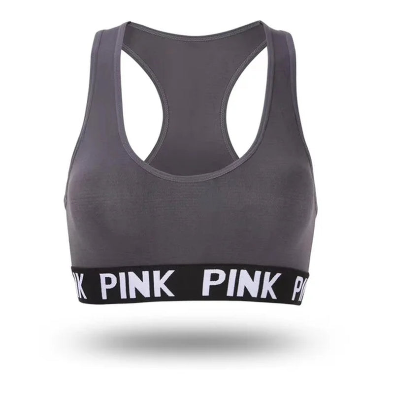 Push up Sport Bra Pink Sport Bra for Women