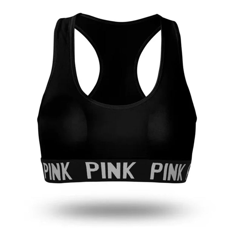 Push up Sport Bra Pink Sport Bra for Women