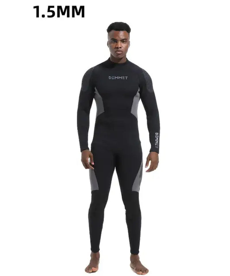 Wetsuits Men Women 1.5/3MM Neoprene Diving Surfing Suits 