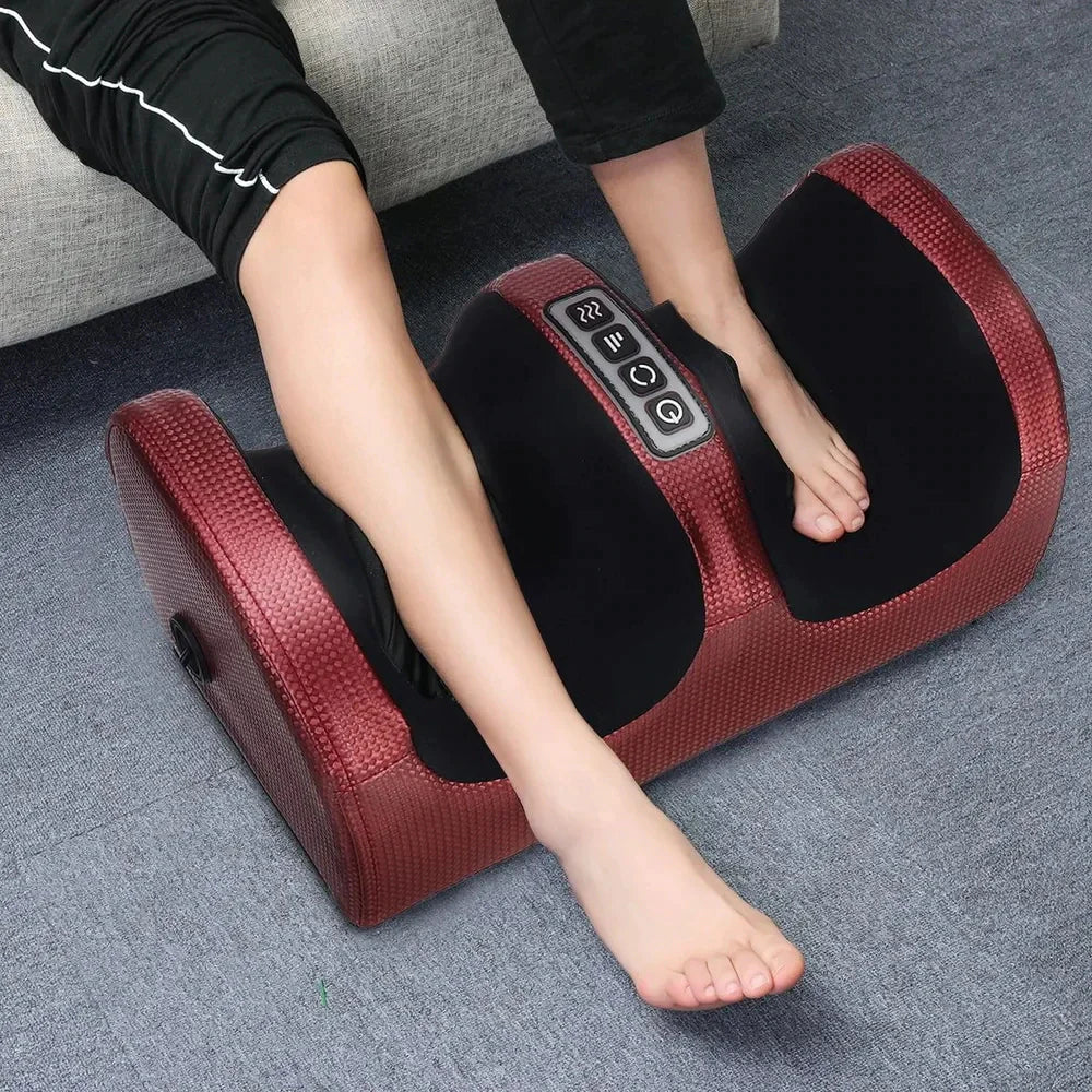 Electric Foot Massager Heating Therapy Hot Compression Shiatsu