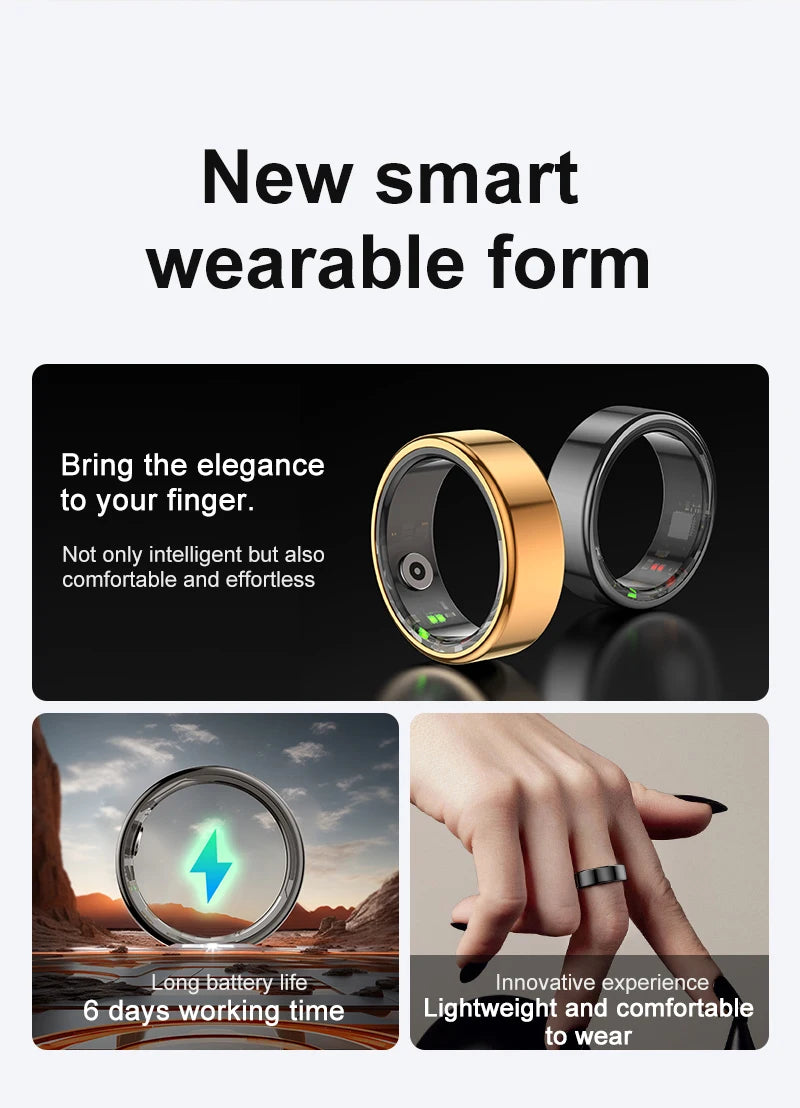 Smart Ring 2024 Smartring R02 Health Monitoring