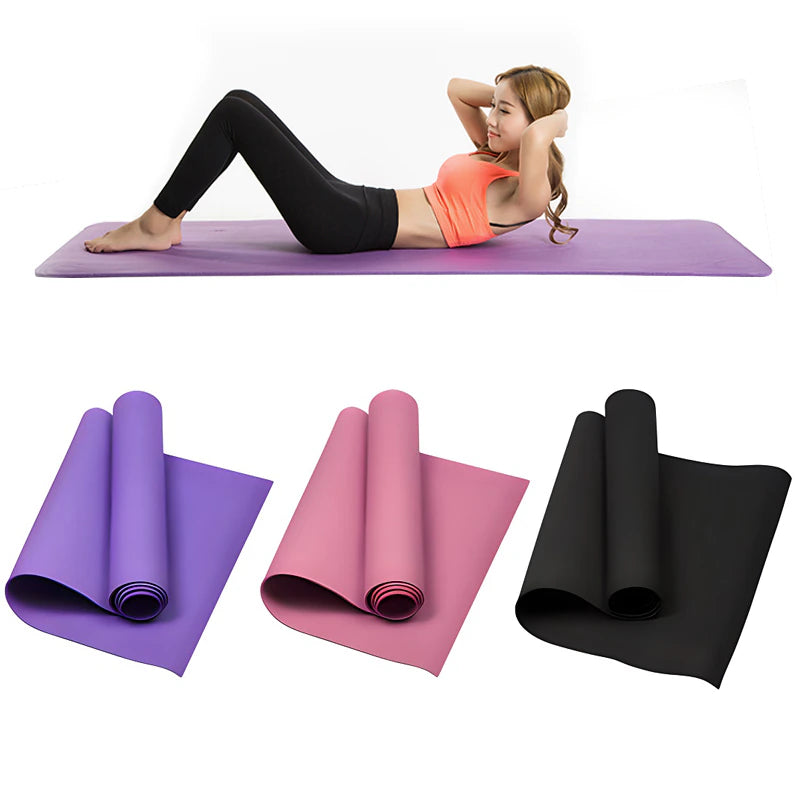 4MM Thick Yoga Mats Anti-Slip 