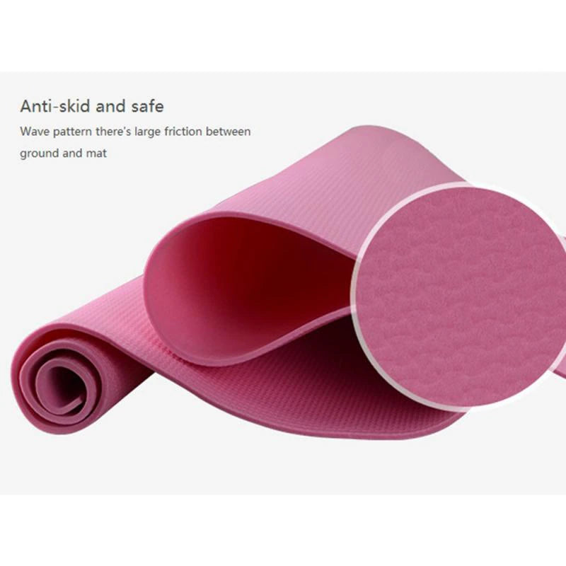 4MM Thick Yoga Mats Anti-Slip 