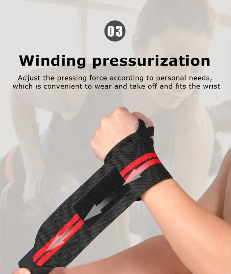 1PC Adjustable Powerlifting Wrist Straps