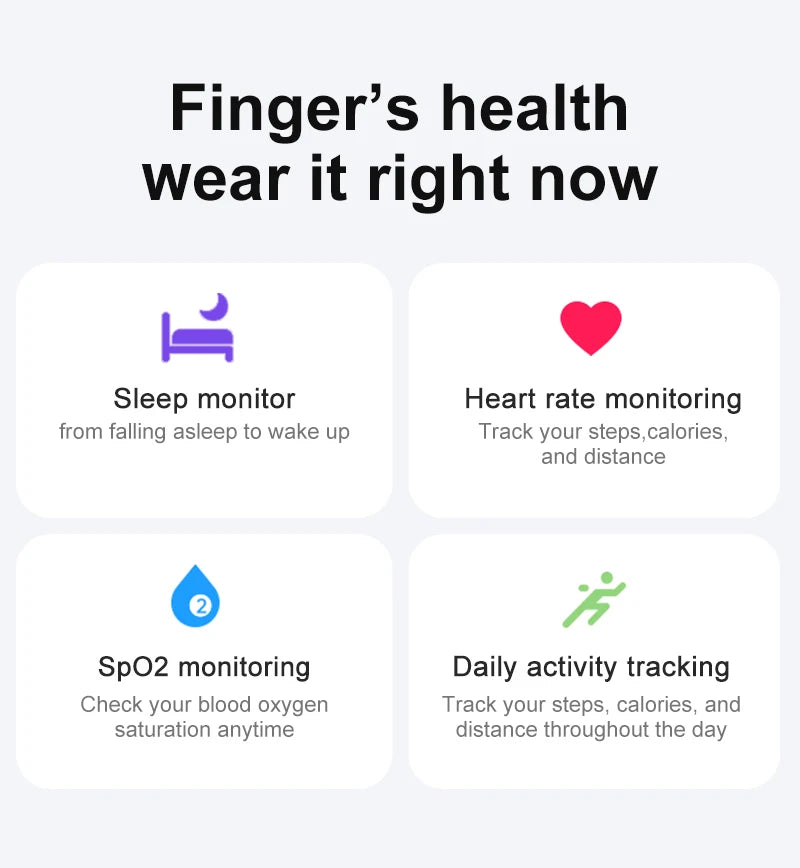 Smart Ring 2024 Smartring R02 Health Monitoring