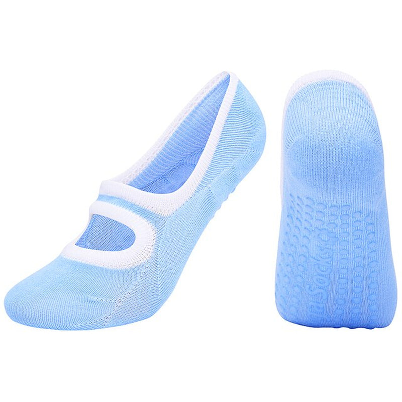 2021 New Women Yoga Socks Gym Silicone Non Slip Pilates Socks 