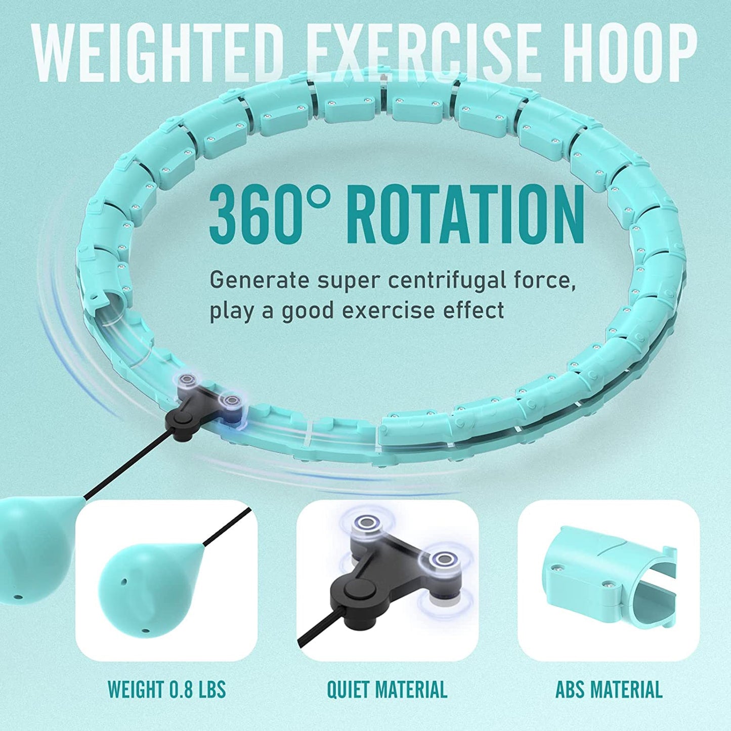 Weighted Hula Hoops for Adults Weight Loss