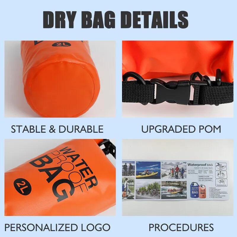 2 Liter Waterproof Dry Bag Storage 