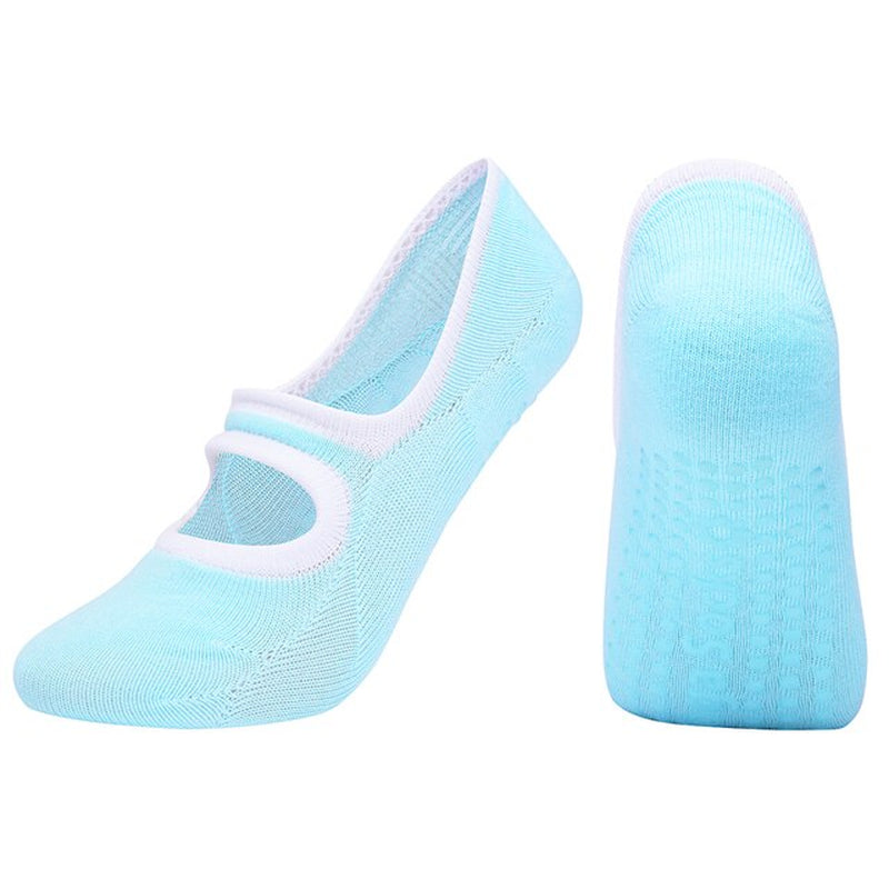 2021 New Women Yoga Socks Gym Silicone Non Slip Pilates Socks 