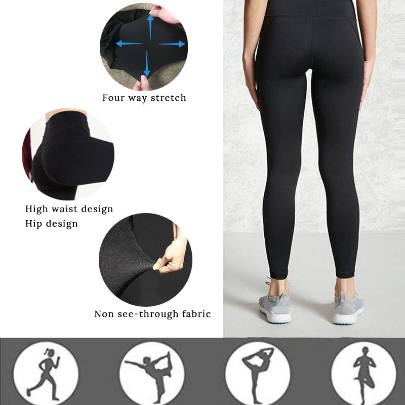 High Waist Leggings Sport Women