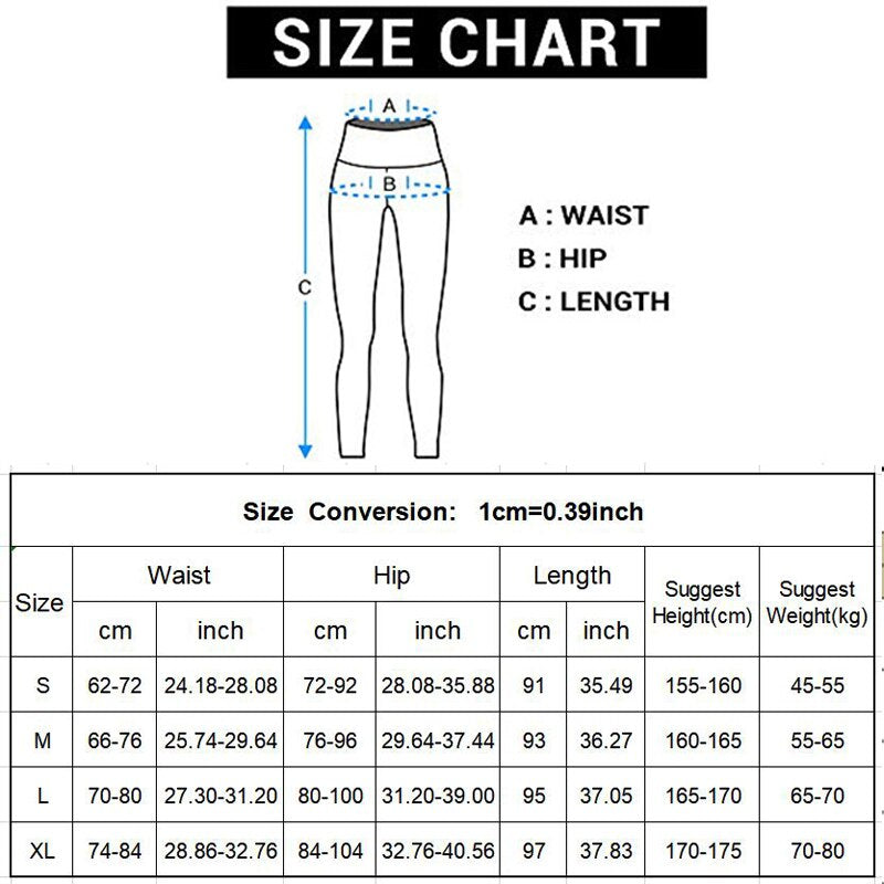 High Waist Leggings Sport Women